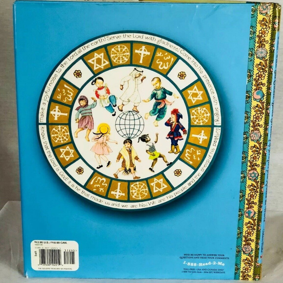 Golden Book "Treasury of Prayers from Around the W - Picture 3 of 7